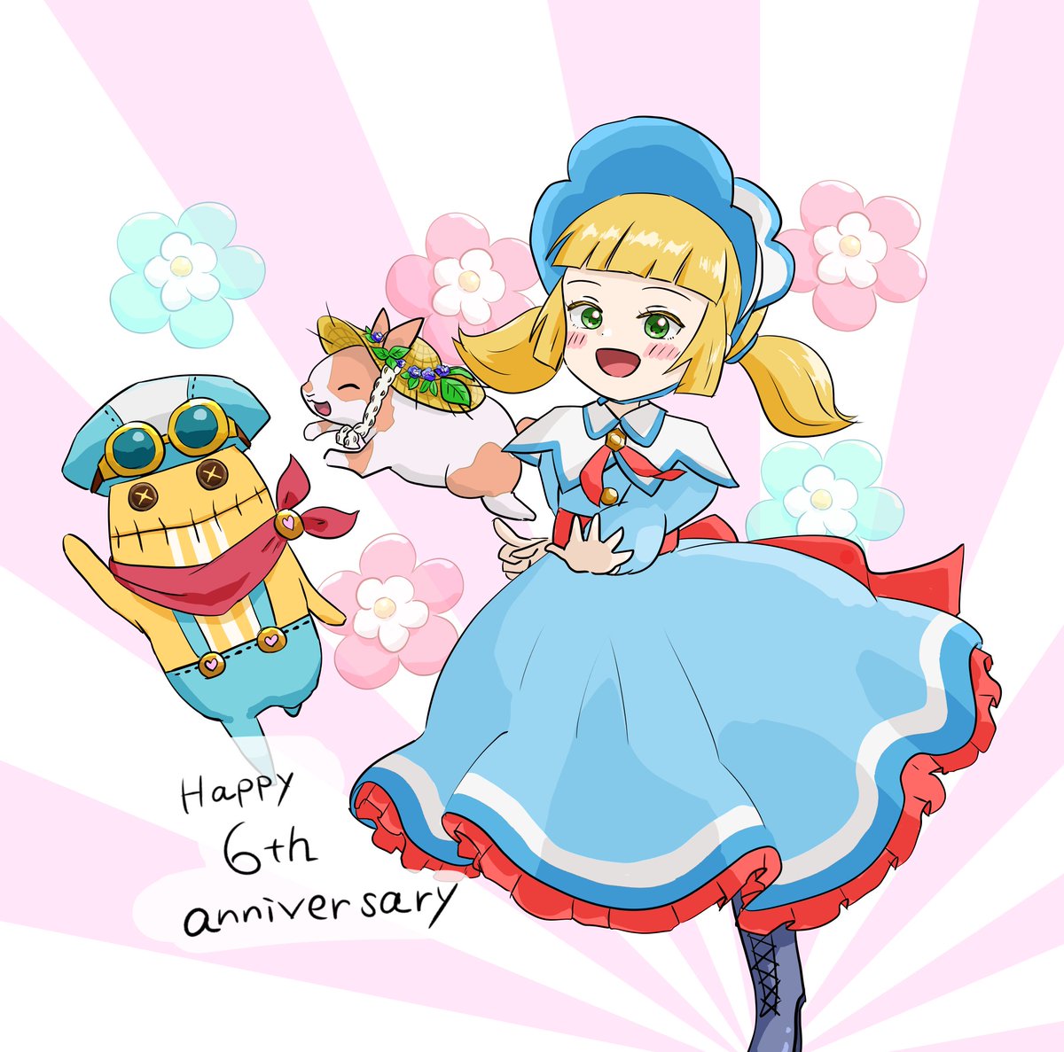 6周年おめでとうございます🎈
#CaravanStoriesFanArt #キャラスト