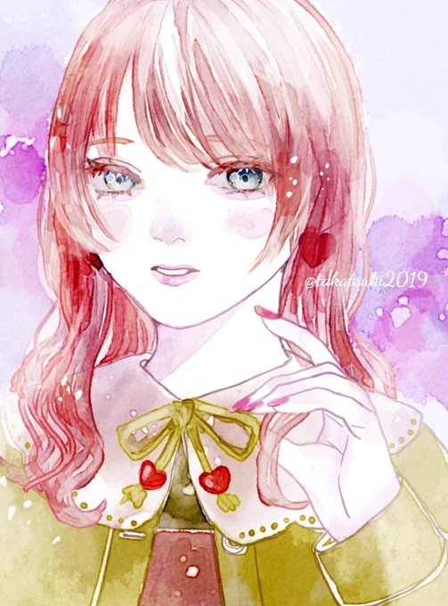 白鯨堂こちさんから、イラストリレーのバトンを頂きました!ありがとうございます!!水彩風デジタルっぽい絵のまとめです! 