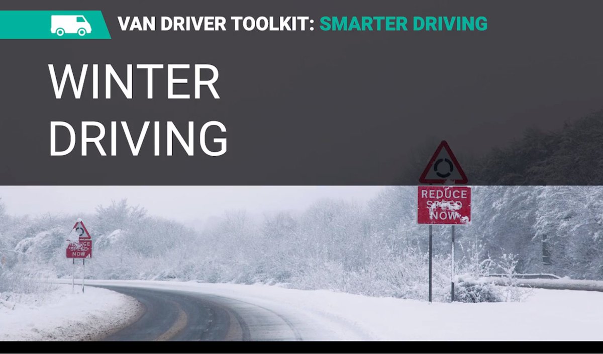 It's getting colder so managers why not share the Driving for Better Business Toolbox Talks on driving in severe weather conditions with your drivers? vandrivertoolkit.co.uk/toolbox-talks/ #fleetmanagement #fleetmanagers #drivingforwork #safetyatwork