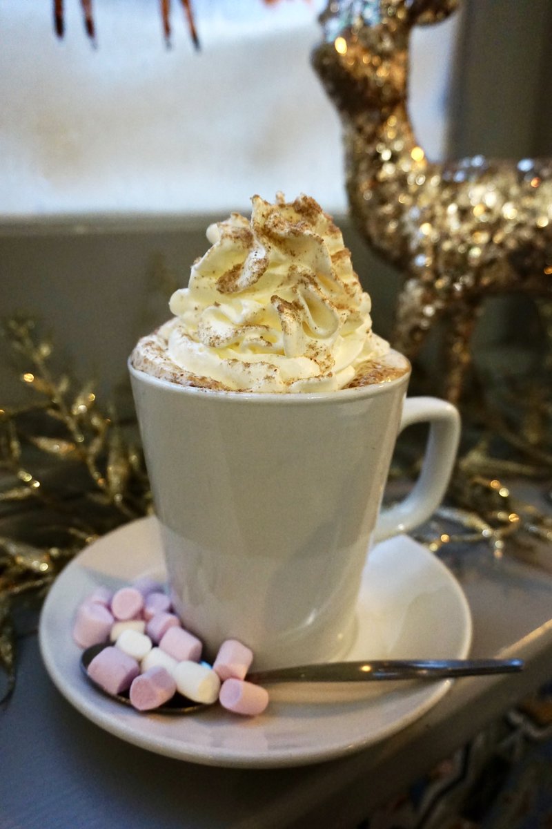 It’s definitely a hot chocolate kind of day🍫 #curleysdiningrooms #hotchocolate #outdooradventures #marshmellows #boltonbusiness #boostingbolton #horwich #bolton #whippedcream #hotchocolateweather
