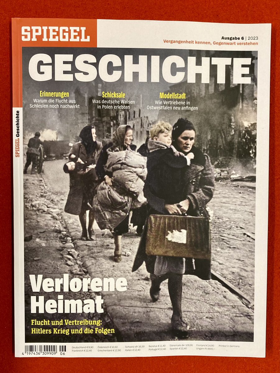 Die neue Ausgabe von SPIEGEL GESCHICHTE ist da! Wir widmen uns dem Thema Flucht und Vertreibung im Zuge von Zweitem Weltkrieg und NS-Terrorherrschaft – in transnationaler Perspektive. Das neue Heft gibt’s ab jetzt am Kiosk oder <a href="/derspiegel/">DER SPIEGEL</a> digital hier: spiegel.de/spiegel/spiege…