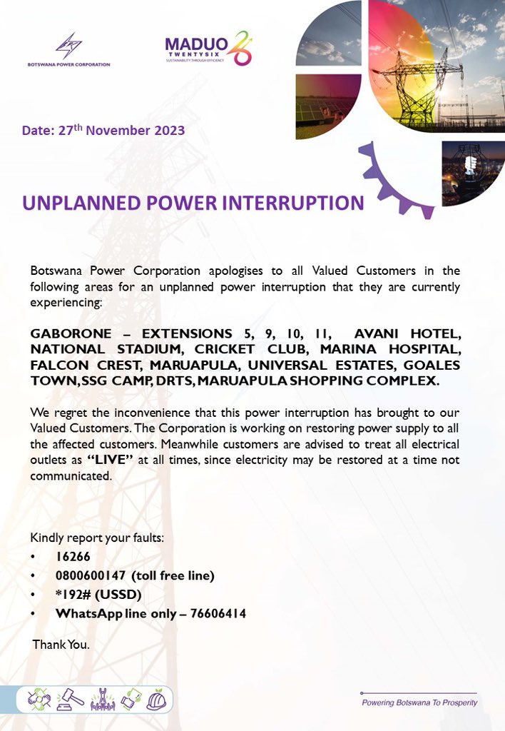 Botswana Power Corporation (@bpcbw) on Twitter photo 