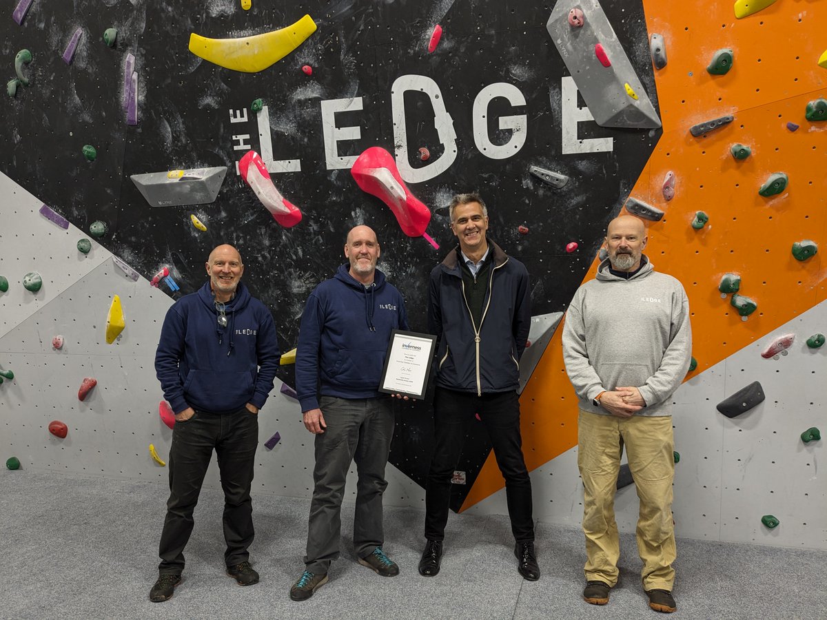 InvernessChambr's tweet photo. Welcome to new member The Ledge! 👋

@LedgeClimbing  is the Highland’s largest climbing gym and a registered charity, dedicated to changing lives through climbing 👏

Find out more about The Ledge 👉https://t.co/5iixvdSvA7

#InvernessChamber #ICmembers https://t.co/TXE8v4YJFE