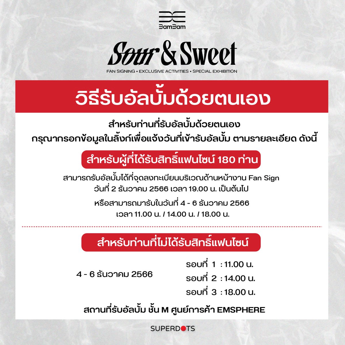 BamBam Last Fan Sign in Bangkok 2023 tweet media