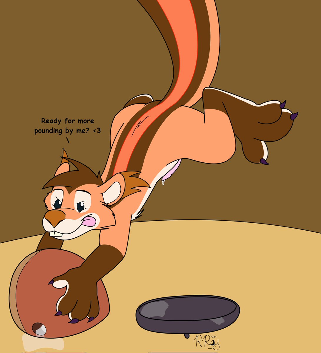 PlushPupAD's tweet photo. A really good time to that one acorn. https://t.co/6vlDBCuasK