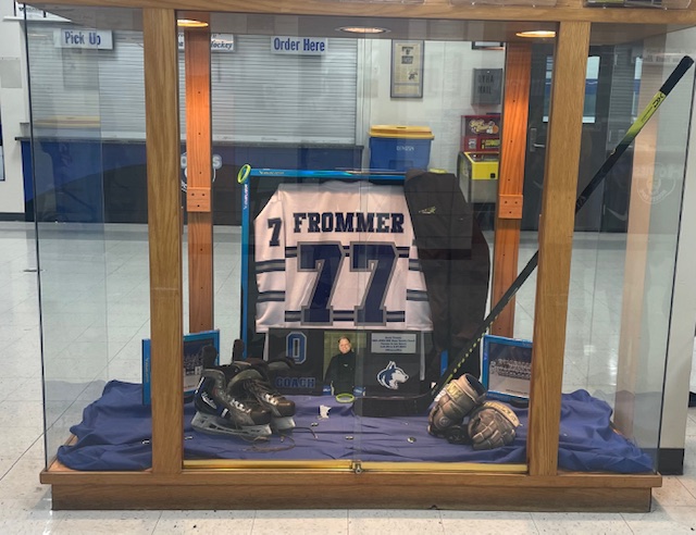 🏒🤍 Remembering Coach Fromm 🤍🏒

We're honored to share that a memorial for Coach Fromm is now on display at Four Seasons Arena, a joint effort between OYHA and the Boys High School hockey team.  🙏🏒 #RememberingCoachFromm #HockeyFamily #OYHACommunity