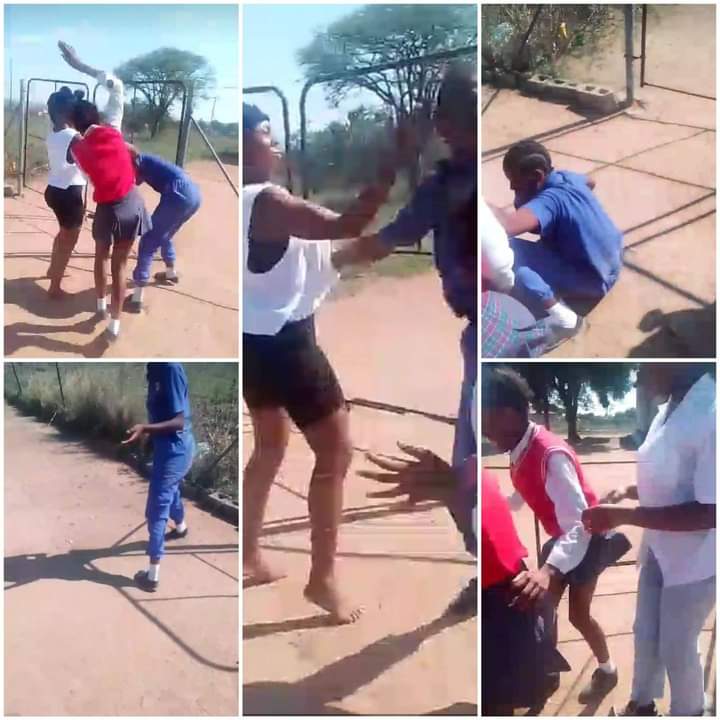 Miz_Ruraltarain's tweet image. Not for Sensitive Viewers! 

After Lufuno bullying story, I actually thought will do better! These are pupils of Graceland Secondary in Makgofe bullying their fellow learner! The victim was called out with names such as dogs and others were laughing and teasing her saying she…