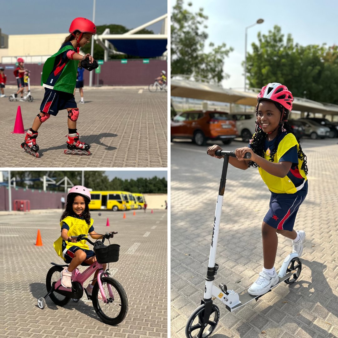 DwightSchoolDXB's tweet photo. As part of the Dubai 30 x 30 Fitness Challenge our children explored the campus on wheels! Our students from PreK to KG2 used the scooters, bikes and round apparatus to travel around their fabulous outdoor spaces.
#SparkOfGenius #DwightSchoolDubai #IB #DwightDifference https://t.co/Pm8yezZcwu