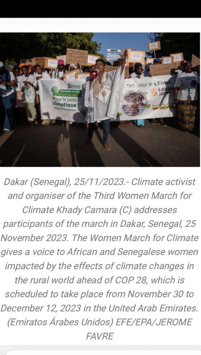 Khady Camara Écoféministe (@khady_camara1) on Twitter photo @unfcc@COP28 <a href="/ONUFemmes/">ONU Femmes</a> <a href="/onufemmesSN/">ONU Femmes Sénégal</a> <a href="/yolandehendler/">Yolande Hendler</a> <a href="/PR_Senegal/">Présidence Sénégal</a> <a href="/naturaljustice/">Natural Justice</a> <a href="/ecofeministes/">Ecoféministes</a> #Ecofeministe <a href="/OxfamAuSenegal/">Oxfam au Senegal</a> <a href="/_aramegueye/">Arame Gueye Sène</a> @unfcc@COP28 <a href="/ONUFemmes/">ONU Femmes</a> <a href="/onufemmesSN/">ONU Femmes Sénégal</a> <a href="/yolandehendler/">Yolande Hendler</a> <a href="/PR_Senegal/">Présidence Sénégal</a> <a href="/naturaljustice/">Natural Justice</a> <a href="/ecofeministes/">Ecoféministes</a> #Ecofeministe <a href="/OxfamAuSenegal/">Oxfam au Senegal</a> <a href="/_aramegueye/">Arame Gueye Sène</a>