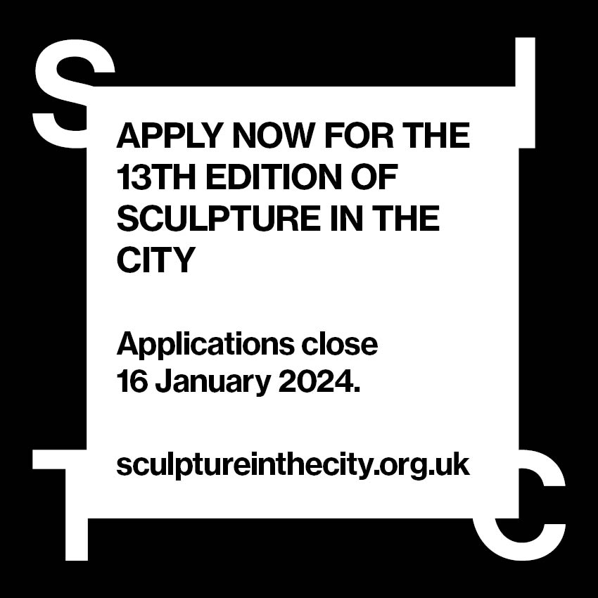 ✨📣Announcing the Call for Submissions for the 13th Edition of Sculpture in the City! 📣✨ The Call for Submissions consists of five primary categories: 3D Sculpture, 2D Art, Hanging 3D Sculpture, Audio & Visual, Light & Sound. Apply now! 👇 sculptureinthecity.org.uk/call-for-submi…