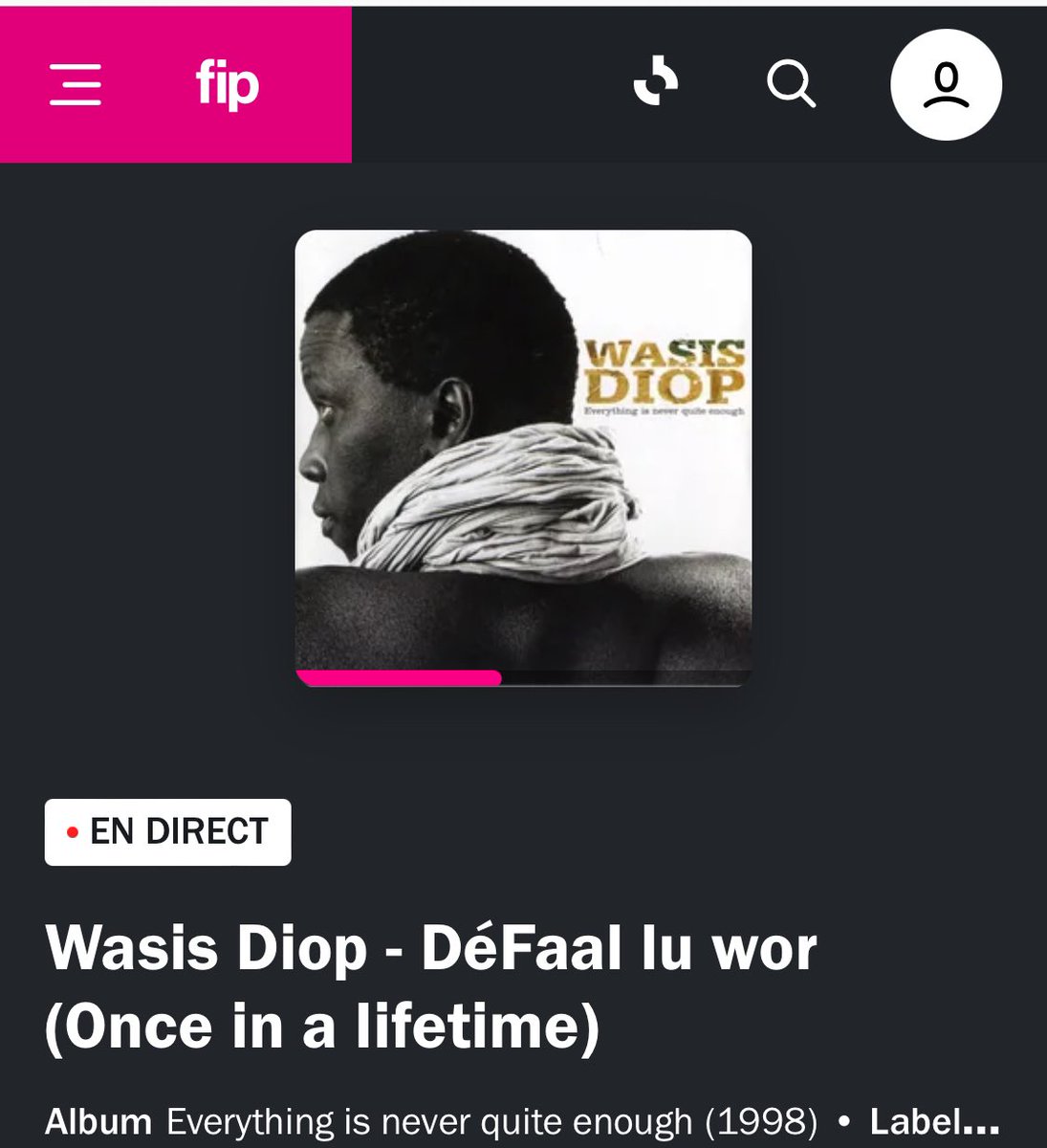 Merciiii <a href="/fipradio/">FIP 📻</a> Here and Now #wasisdiop ❤️❤️❤️