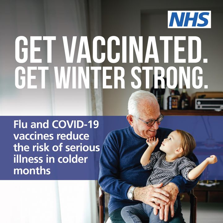 For some, flu or COVID-19 can be very dangerous and even life-threatening. Flu and COVID-19 vaccines reduce the risk of serious illness in colder months. Find out if you’re eligible and book now via the NHS App or at nhs.uk/wintervaccinat…