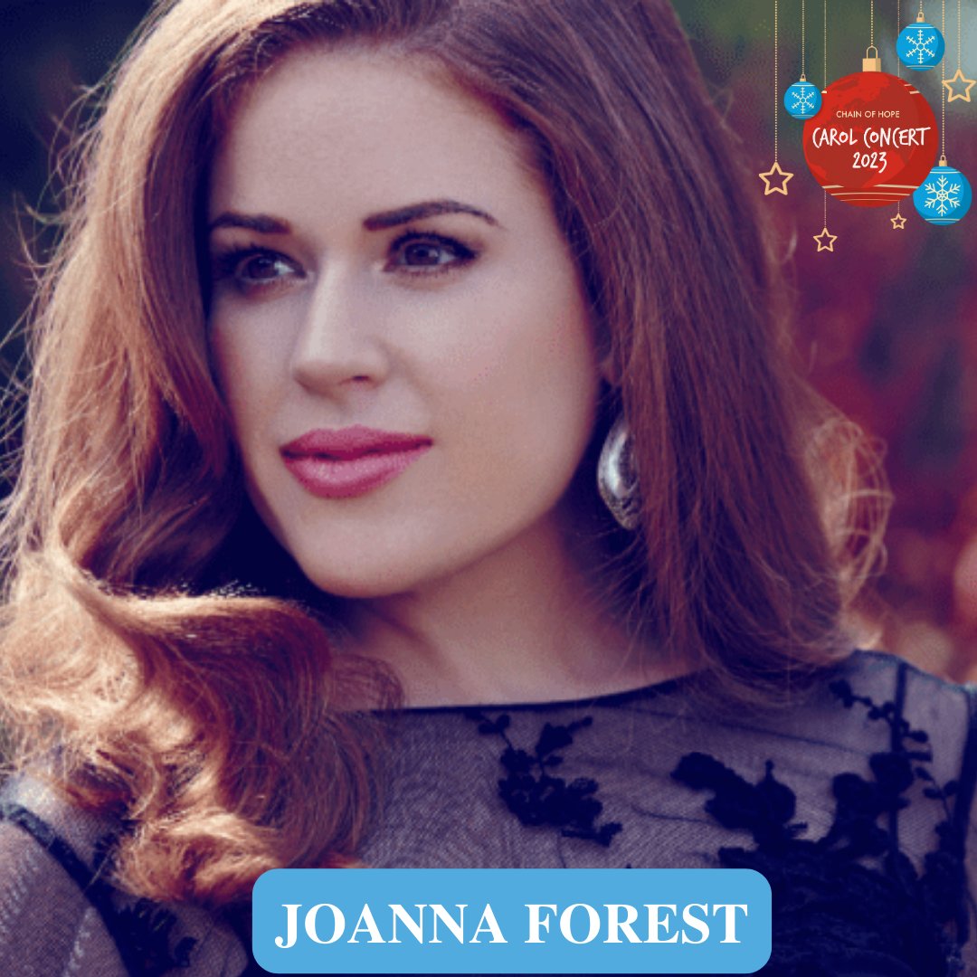 Join us for a magical evening of music at the Chain of Hope Christmas Carol Concert on Thursday, 07 December at The Grosvenor Chapel, London W1K 2PA, featuring the incredible @joannaforest ! Tickets available via eventbrite.co.uk/e/chain-of-hop…