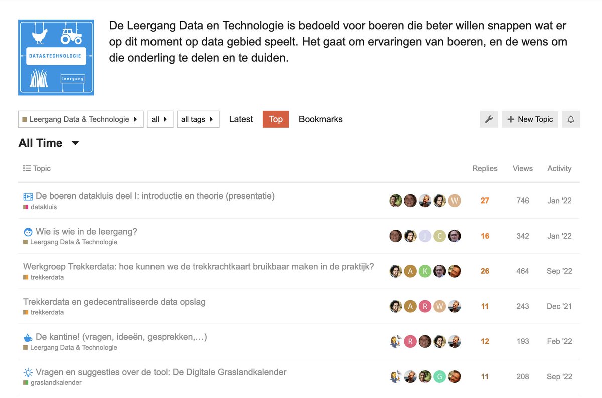 Het einde van een tijdperk! Per 31 dec stoppen we met het FarmHack Forum. We werken inmiddels met andere gremia die zich beter lenen voor online leren. Een paar lessen van een mooi medium 💙waarvan de potentie zich af en toe toonde. farmhack.nl/de-lessen-van-…