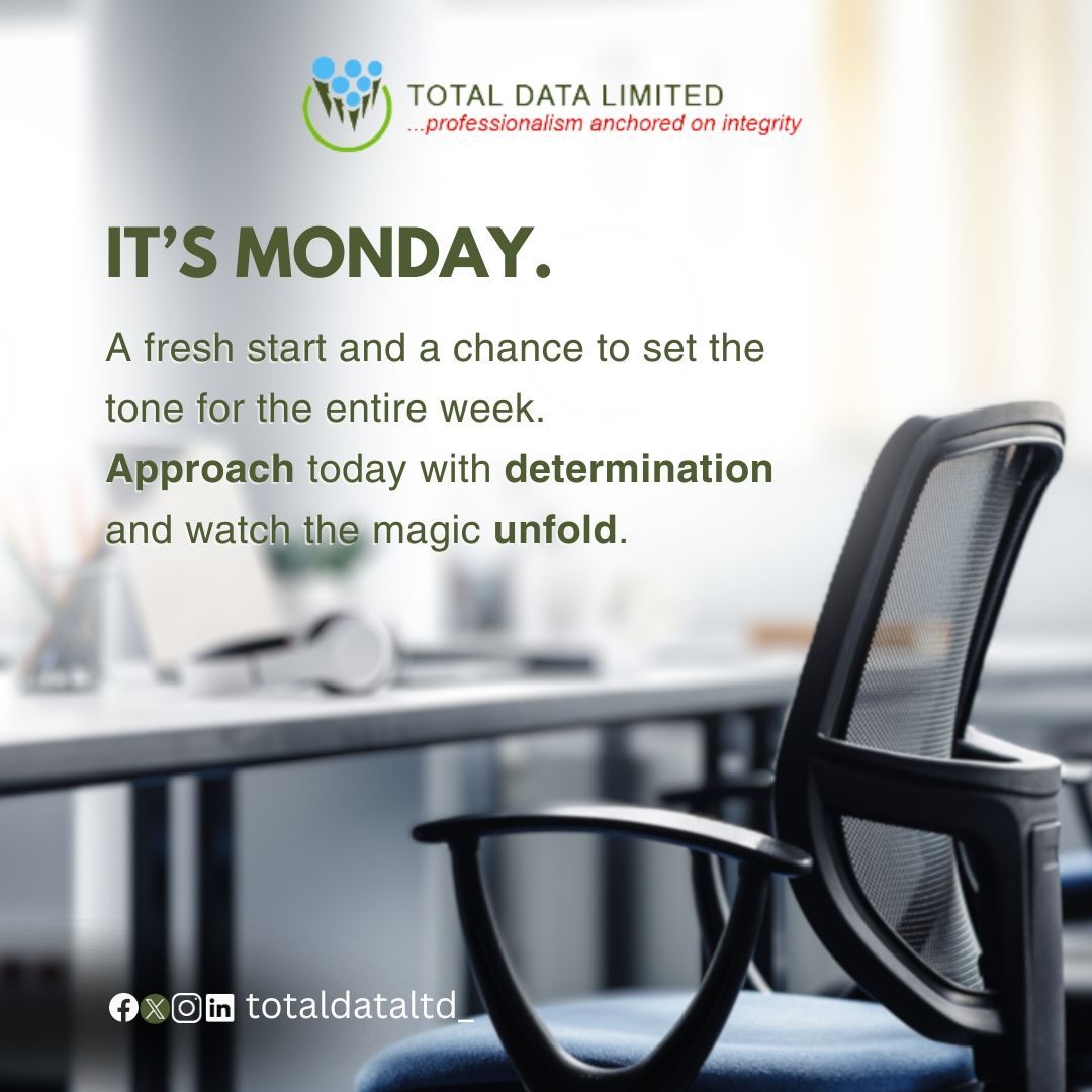 Embrace the energy of a new week!
Your potential is endless, and the possibilities are boundless. 
Seize the day! 💪✨ 

#OURTDL #TDL360  #MotivationMonday   #HRServices #Outsourcing