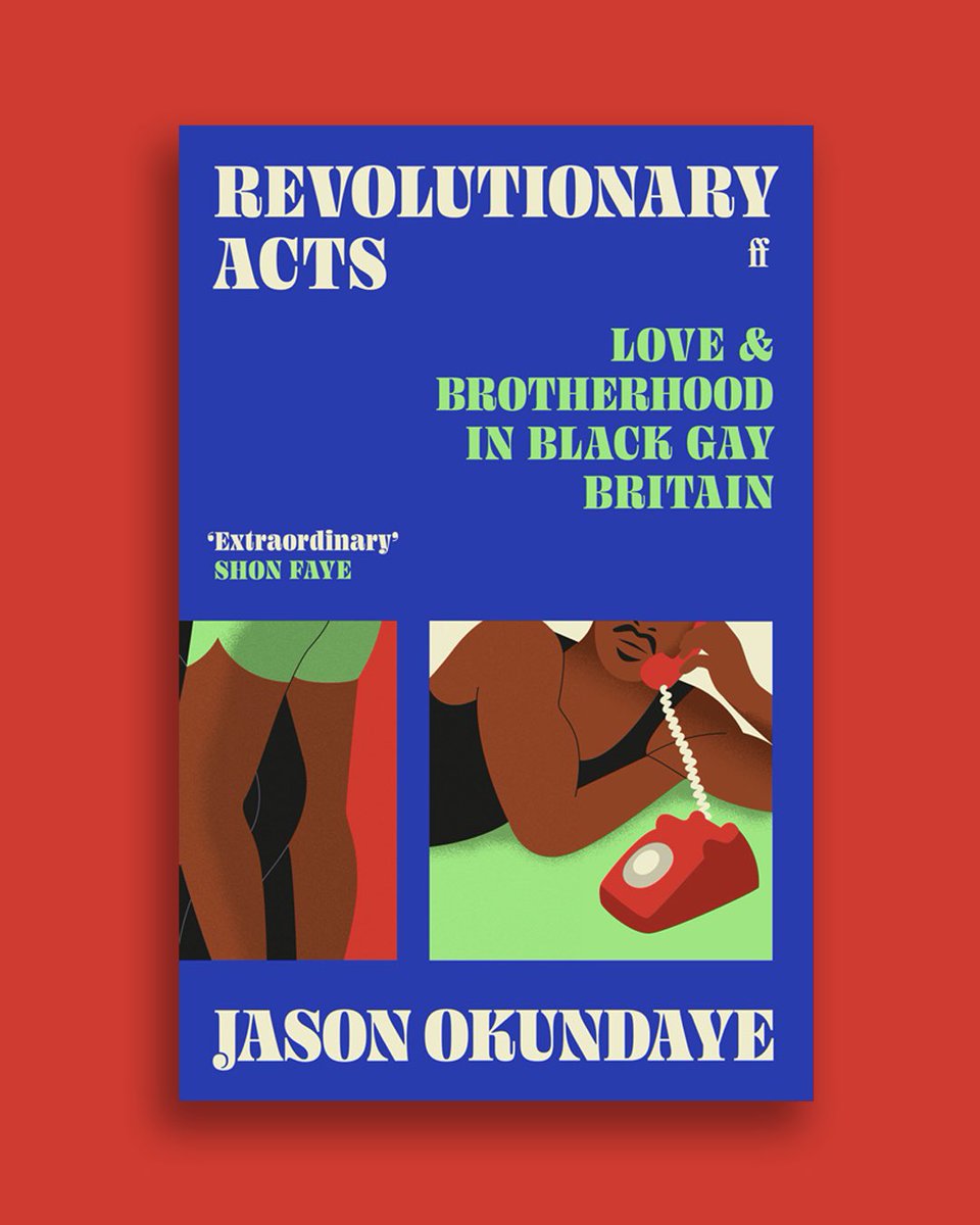 I’m so pleased to reveal the cover for REVOLUTIONARY ACTS: Love & Brotherhood in Black Gay Britain. This is a social history of Black men who lived openly and daringly, come and meet them. Pre-order your copy, arrives 7 March 2024 ❤️☎️ @Waterstones waterstones.com/book/revolutio…