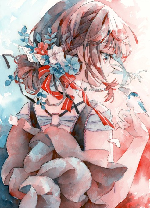 「Watercolor」のTwitter画像/イラスト(人気順))