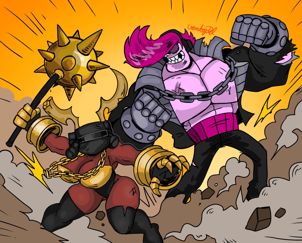 As my part of this trade, I drew jackos Lego lady fight mä boi Jerry, who will win?