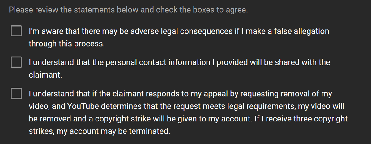 TheSoulsKeeper's tweet photo. @TeamYouTube all of these term are exceptionally harmful to me in case something goes wrong, second one can give them personal information which I don't share online, I don't know if they are the real company behind the strike, you have nothing indicating who I am really speaking with 1/2 https://t.co/csNwo40zJF