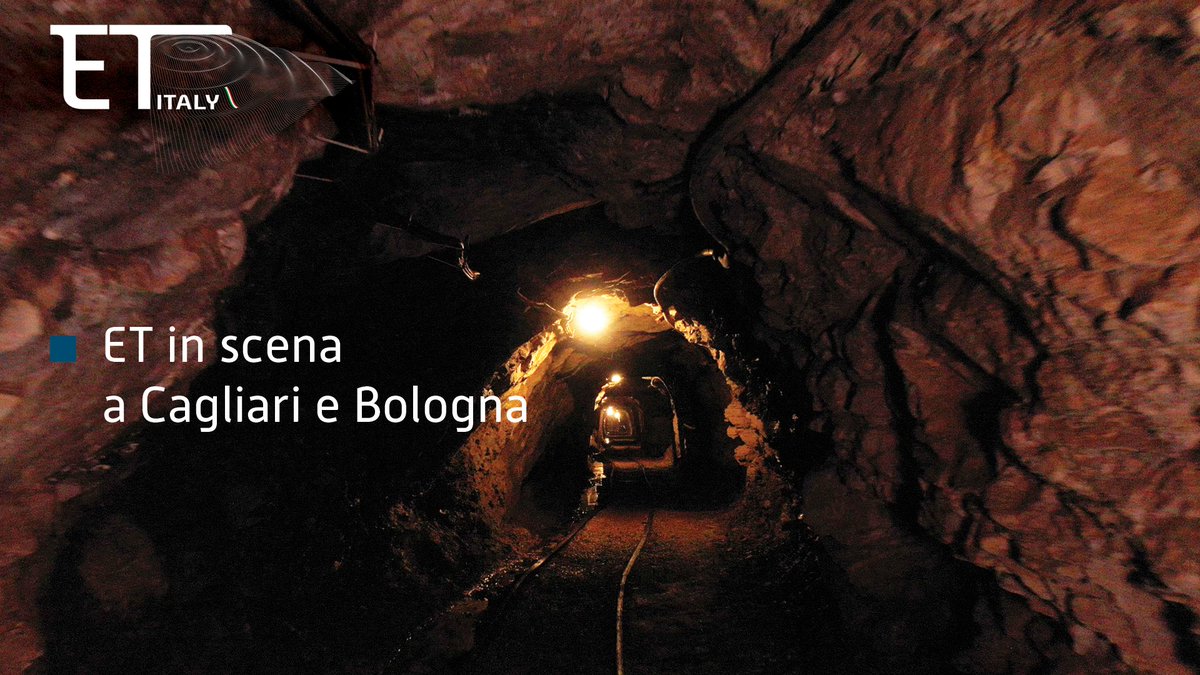 ET_Italia's tweet photo. Questa settimana #EinsteinTelescope è protagonista in due eventi pubblici: martedì 28 alle 17.25 a Cagliari, alla #ManifatturaTabacchi, con Michele Punturo, e giovedì 30 alle 21 a Bologna, all'Auditorium del #DAMSLab, con Michele Moresco.
👉 https://t.co/XcBXokfBsR https://t.co/JsAFeyITzl
