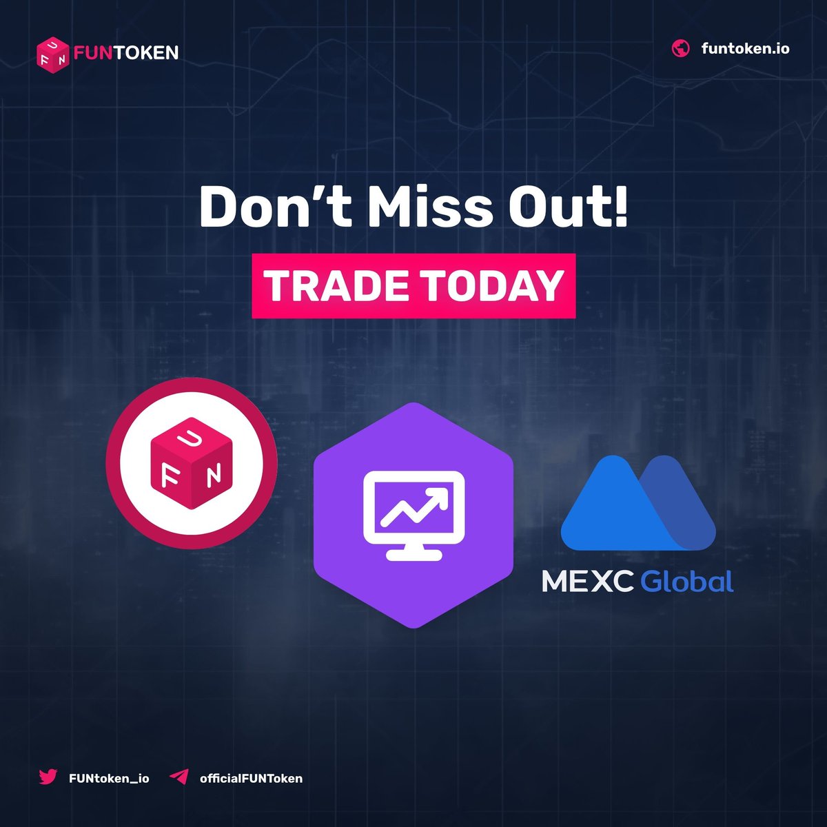 Trade FUN on a global scale with MEXC Global. Experience its utility on an exchange that's truly international. 🌍⚡ #MEXCGlobal #FUNToken