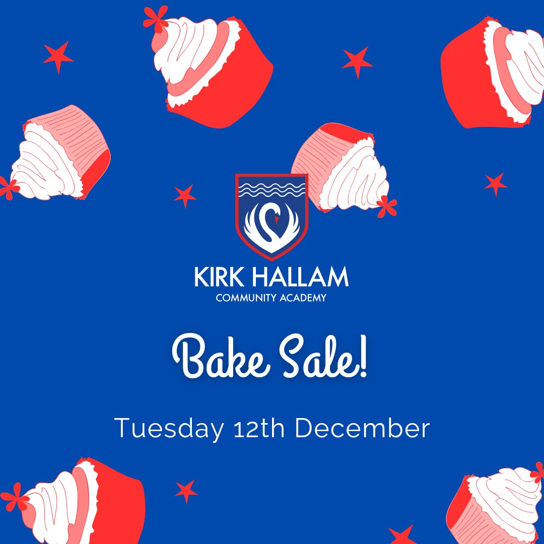 KirkHallamCA's tweet photo. Countdown to the KHCA #5daysofChristmas ! #bakesale https://t.co/NvTSFN5WTI
