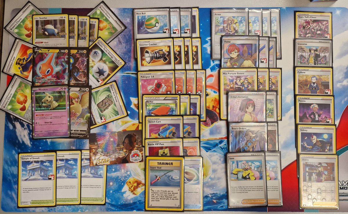 Went 5-3-1 with Snorlax at Gdansk regional. Pretty dissapointed with the run, but overall happy with how I played and the deck choice. Seeing the deck win the event is kinda of a bummer. Because people are going to play minior 😉 and I'm sooo afraid of a rock 🫣