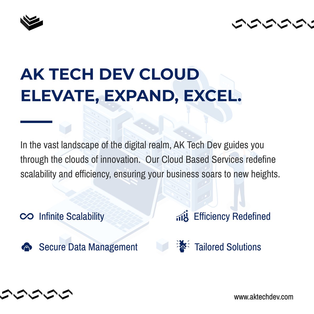 AKTechDev's tweet photo. Elevating businesses with unmatched precision. Scale seamlessly and redefine efficiency with AK Tech Dev.

#AKTechDev #CloudExcellence https://t.co/qvpGTqMuDd