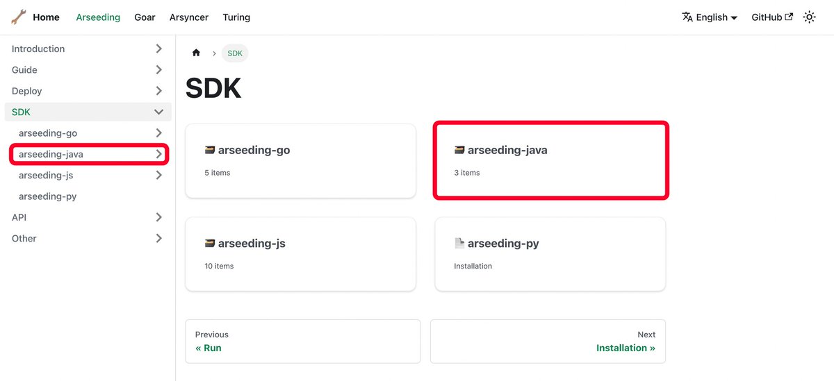 perma_dao's tweet photo. 🔔 #Arseeding Docs Update! 🌟
⭕️ Added the Arseeding Java SDK and deployed it to Web3Infra official website
⭕️ Link 🔗: https://t.co/KYgxY5Xbf8 https://t.co/GPC9V2mUVU