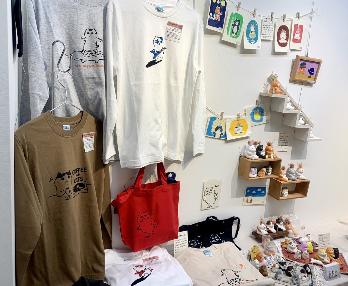 puka2neko's tweet photo. ギャラリー日比谷、設営完了しました！
PUKA PUKAは1Fのギャラリー入ってすぐ左手側です。

フルラインナップで今年の集大成なかんじに、猫たちごった返しております🐈
明日11時〜、ぜひ遊びにいらしてください♪ https://t.co/P8fGliTIhT
