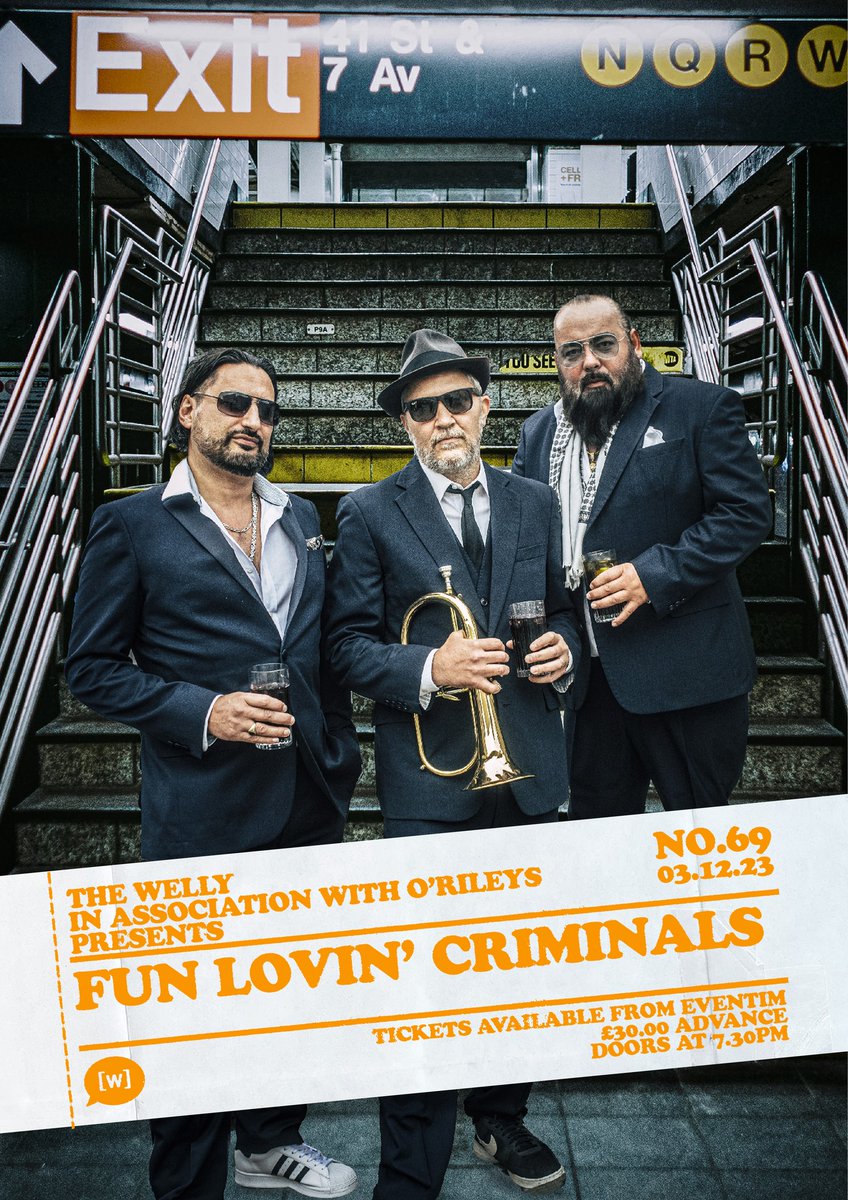 Reminder, this Sunday the world famous @funlovincrims visit Hull to play at @giveitsomewelly Tickets good-show.co.uk/events/415 Don't miss out, get your tickets now :) @livemusicinhull @gr8musicvenues @bbcburnsy @HULLwhatson @VHEY_UK @VisitHull @VisitHullEvents