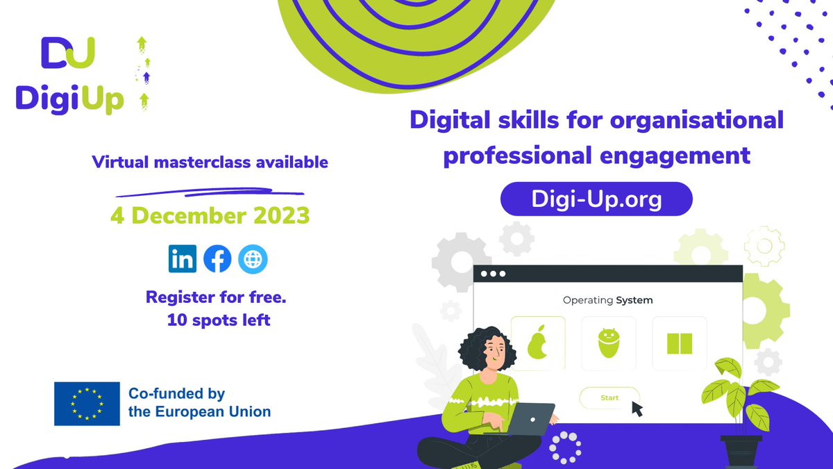 ESN_Int's tweet photo. 💼 Free, EU-funded #masterclass on #digitalskills for #educators on the 4th of December.

🌍 Learn how to communicate and collaborate #online with experts and peers. Only a few spots left!

✍️ Register here: https://t.co/1po3H0NsPi https://t.co/lJMh1AcrVe