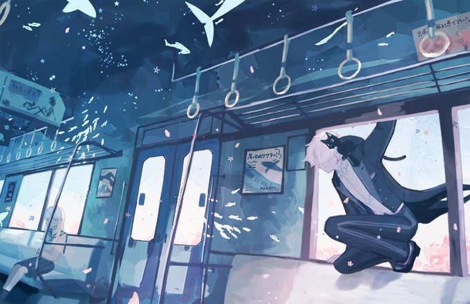 「男の子 電車内」のTwitter画像/イラスト(新着)