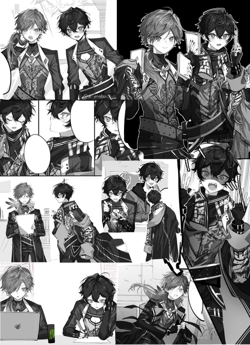 2年以上描き続けてようやく資料見ないでも描けるようになってきたけど作画カロリーばか高くて毎回笑う