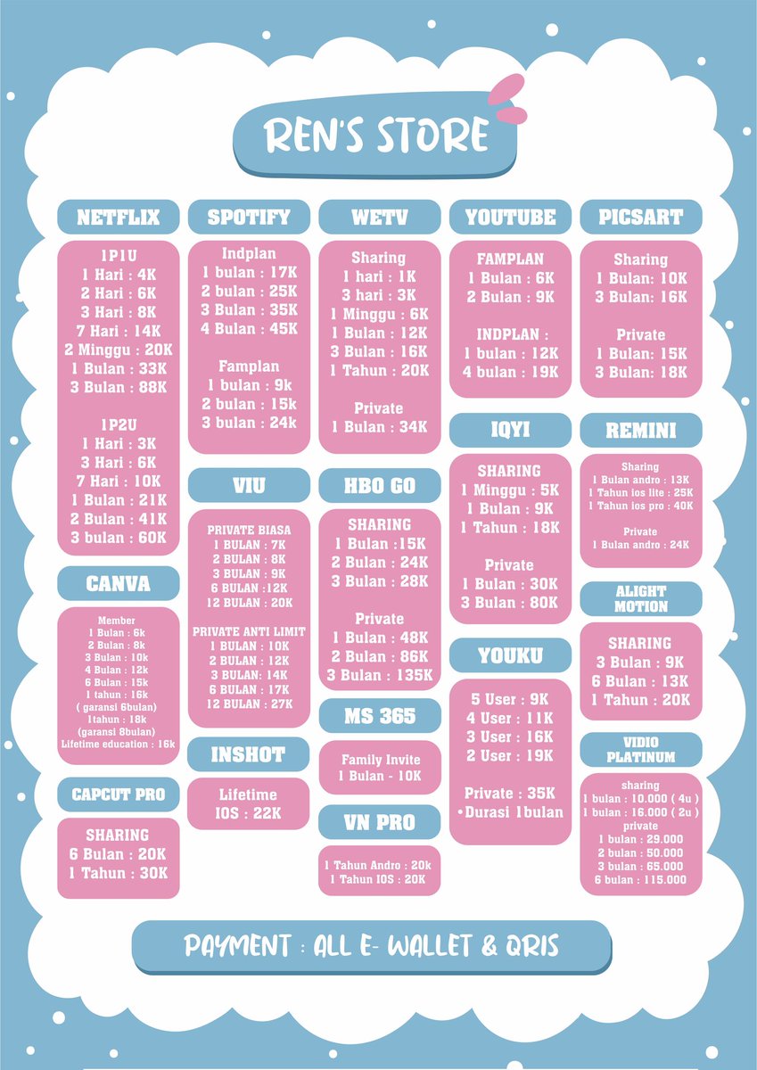 haaaai, mari mampir ke <a href="/ourengji/">zou. @ after dm</a> yuk! banyak tersedia app prem yang lagi kamu butuhin nih, 
✅️ bergaransi &amp; 100% trusted!
💳 all e-wallet &amp; qris 
☎️ fast respon wa.me/6285745868665

#zonauang #zonaba