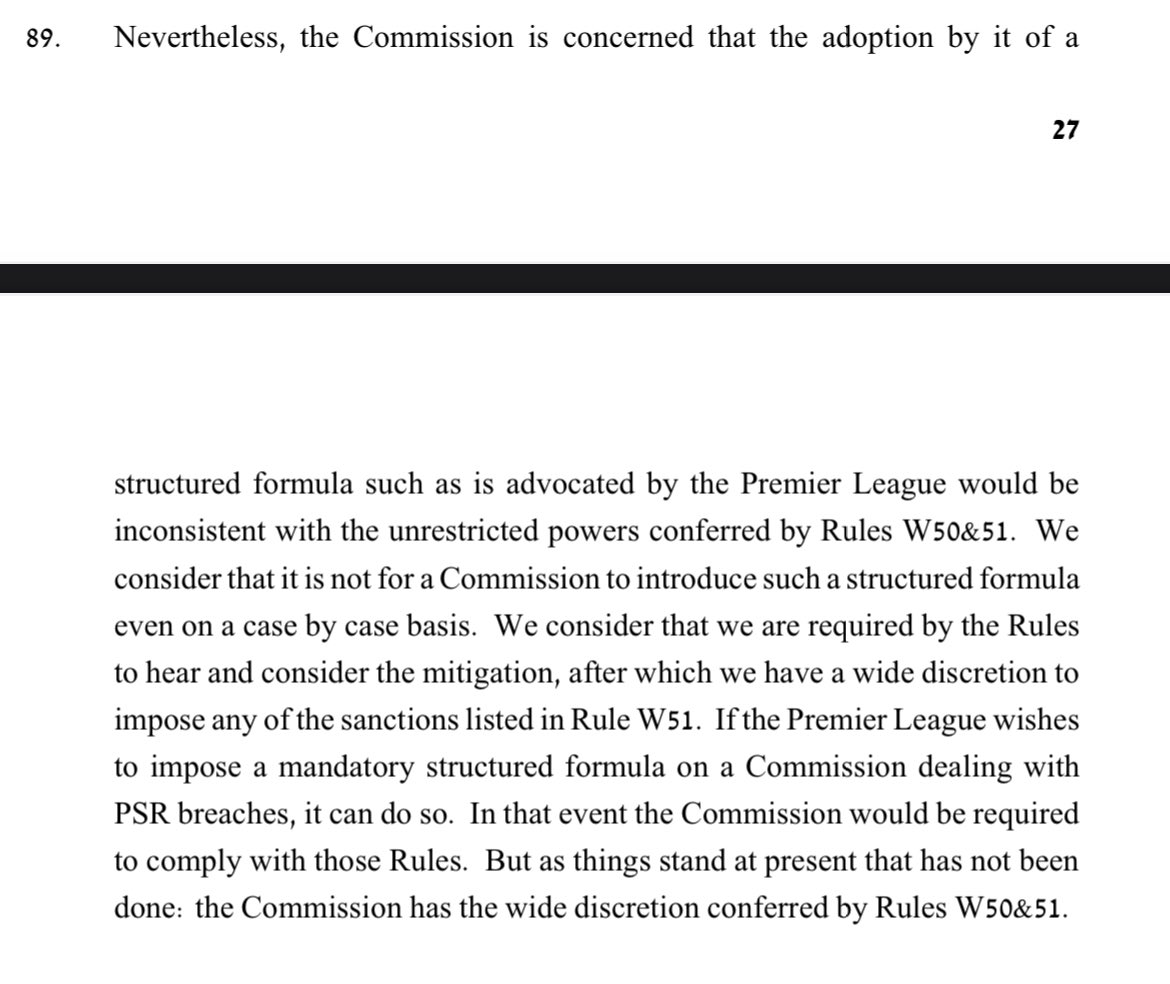 <a href="/AHunterGuardian/">Andy Hunter</a> This <a href="/premierleague/">Premier League</a> response is very confusing.

It clearly contradicts the Independent Commission’s findings.

The Commission states that a sanctions policy WAS introduced.