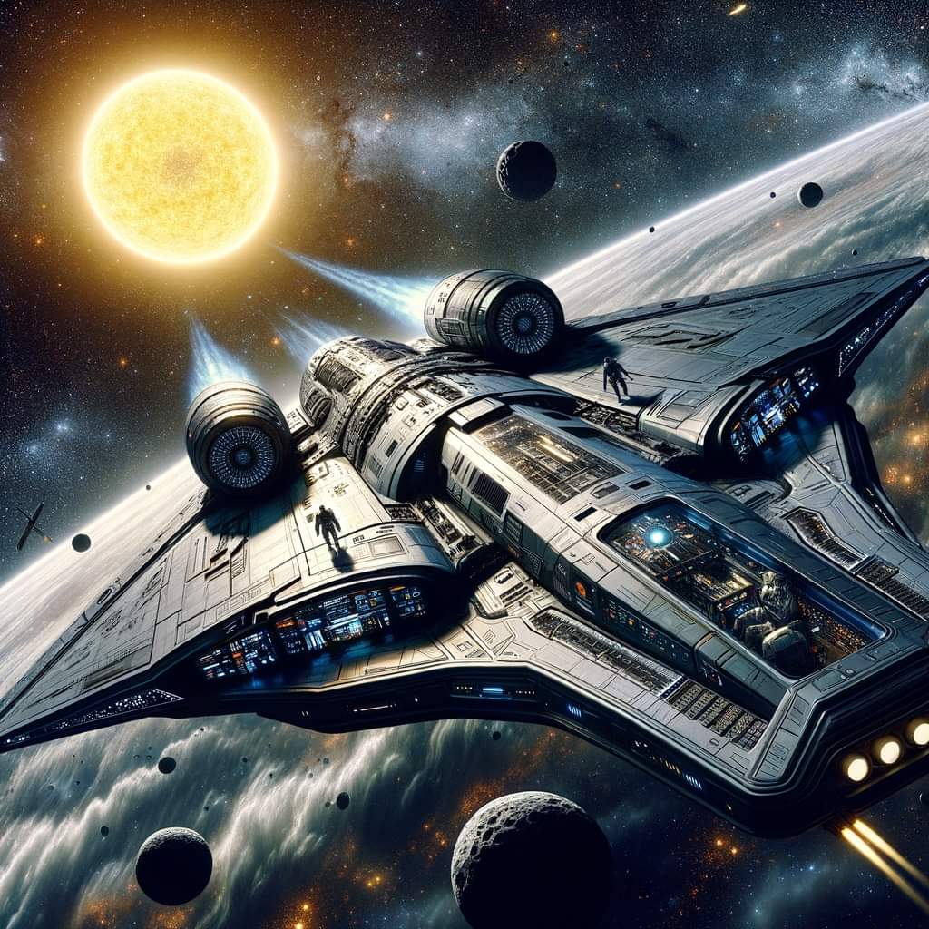 SpaceAge42's tweet photo. 🚀Immerse yourself in the vastness of the cosmos with our 'SpaceAge42' images! Ideal for dreamers, explorers, and tech enthusiasts, they capture the essence of space exploration and travel. 🌌

#SpaceAge42 #Universe #Galactic #Alien #SpaceFrontier #Spaceships #Startrek #SpaceX https://t.co/DtE96Znm8g