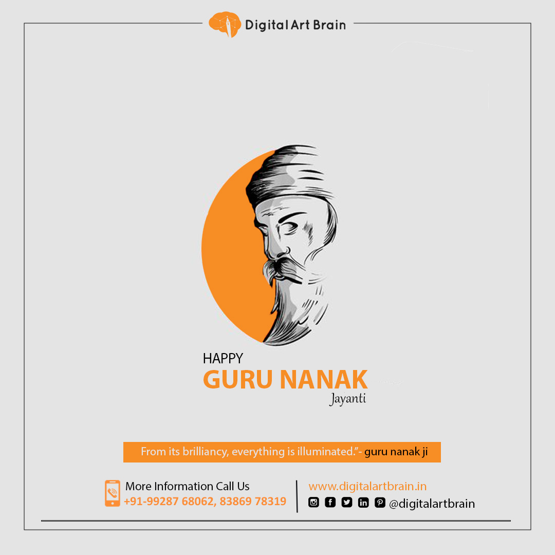 digitalartbrain's tweet photo. #digitalartbrain wishes you all abundant happiness and prosperity on Guru Nanak Jayanti. May the blessings of Guru Nanak illuminate your path and bring happiness and righteousness in your life. #happy #GuruNanakJayanti https://t.co/Cls9uX2BEa