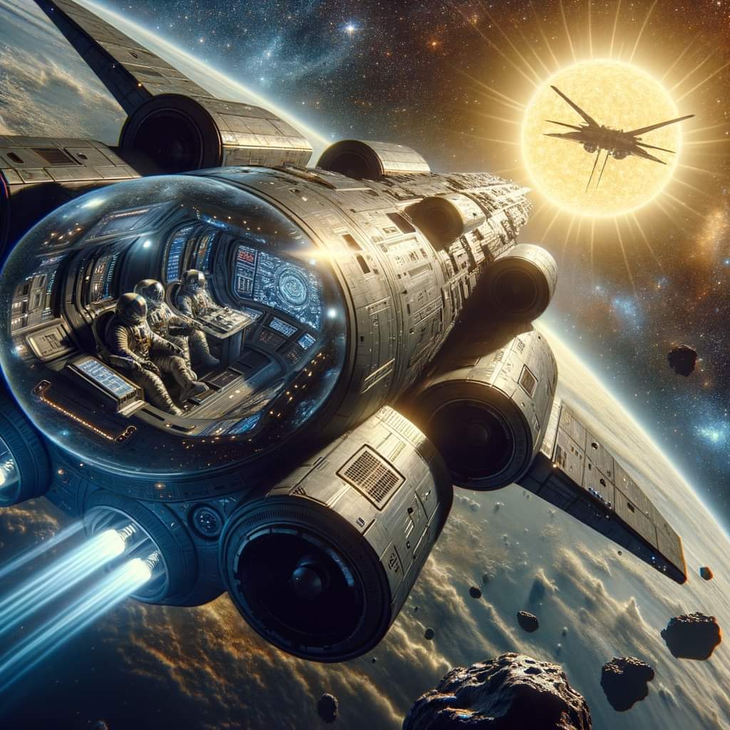 SpaceAge42's tweet photo. 🚀Immerse yourself in the vastness of the cosmos with our 'SpaceAge42' images! Ideal for dreamers, explorers, and tech enthusiasts, they capture the essence of space exploration and travel. 🌌

#SpaceAge42 #Universe #Galactic #Alien #SpaceFrontier #Spaceships #NebulaArt  #SpaceX https://t.co/hrRdbV28Nw