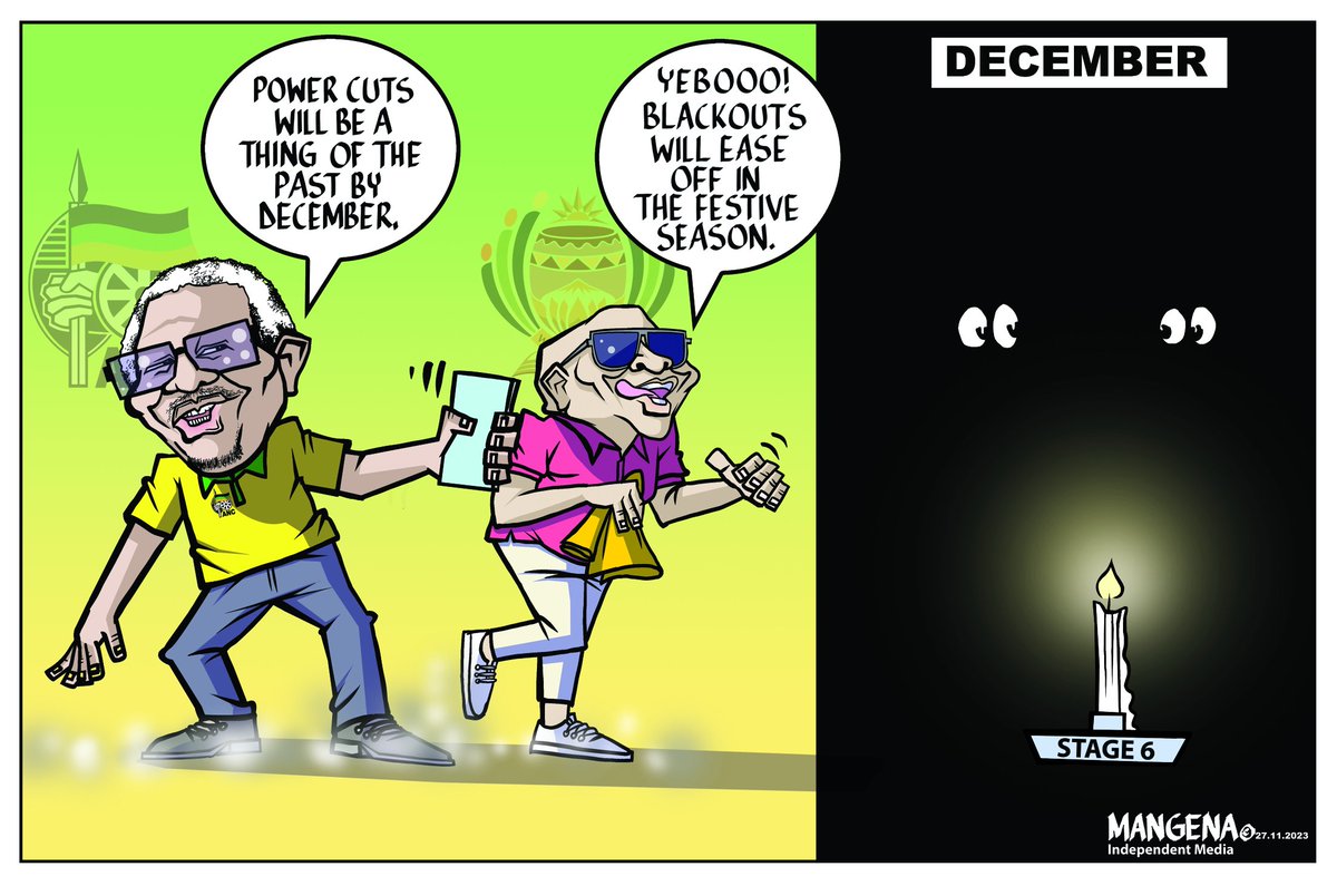 Mangenatoons's tweet photo. #Stage6 #Loadshedding. #FikileMbalula #KgosientshoRamokgopa
#Mangenatoons  #IOLPolitics https://t.co/k3SfRzmd16