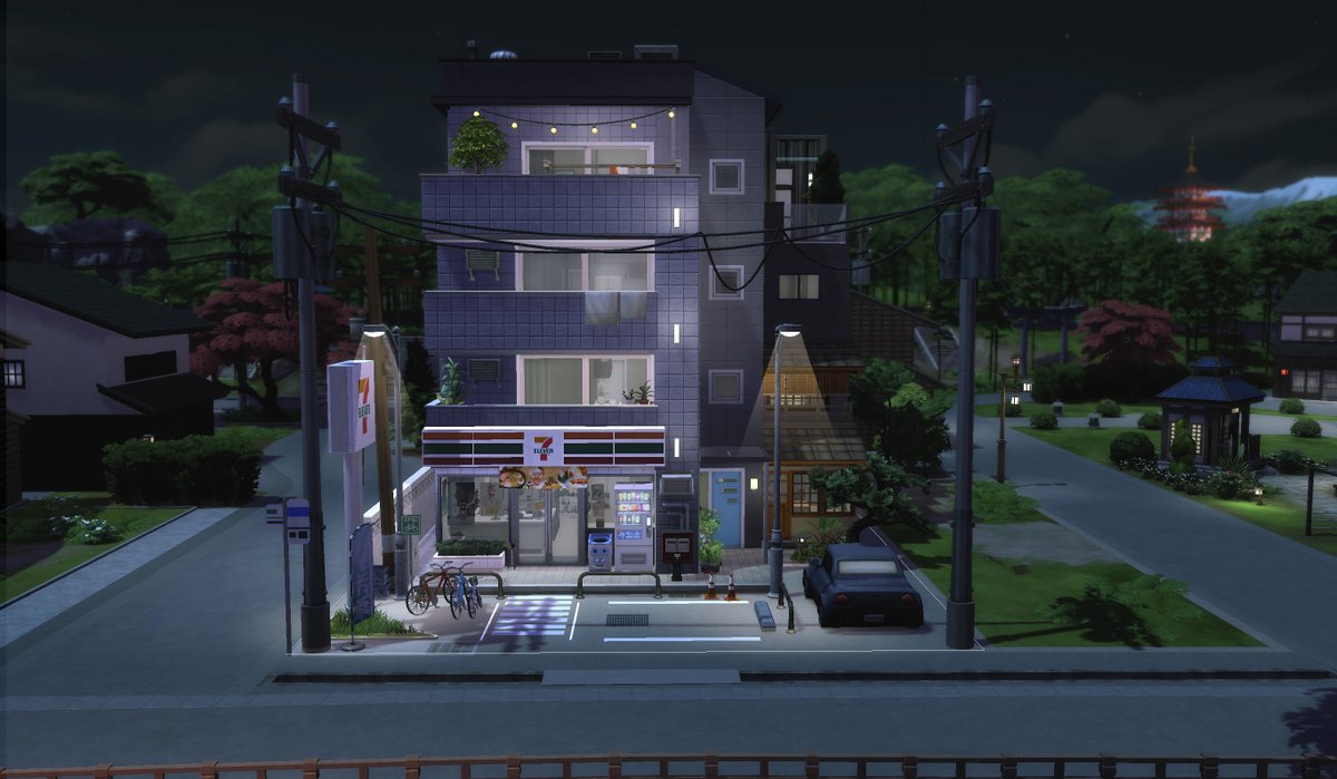 cozy_chips's tweet photo. Join me on a late night walk to the Konbini 🌃✨ #ShowUsYourBuilds https://t.co/L75b2M0ddA