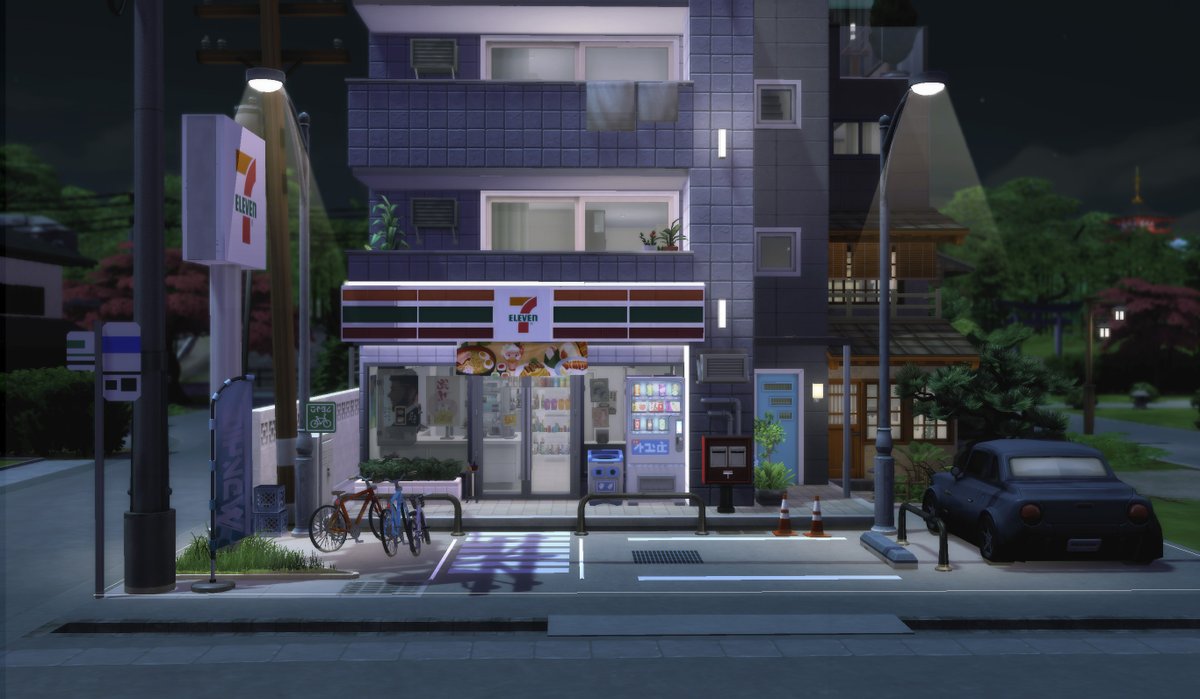 cozy_chips's tweet photo. Join me on a late night walk to the Konbini 🌃✨ #ShowUsYourBuilds https://t.co/L75b2M0ddA