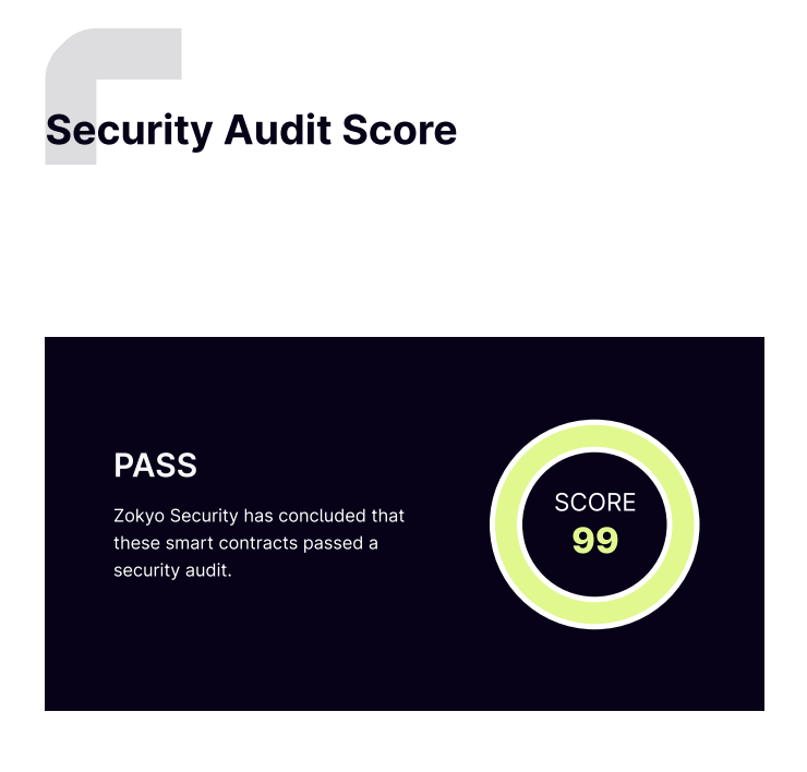 PLEXUS Launch Contract Audit Success! 🌐✨ Score: 99/100

Exciting news! 🎉 Our recent audit by <a href="/zokyo_io/">zokyo</a> scored an impressive 99/100. 

Check the details here: docs.plexus.app/plexus/notice/…

Thanks for your support! 🚀 

#PLEXUSAudit #BlockchainSecurity
