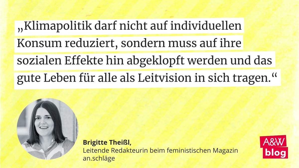 Das reichste 1% der Weltbevölkerung verursacht so viel #Treibhausgase wie die ärmeren 2/3. Trotzdem sind sie viel stärker von der #Klimakrise betroffen.  <a href="/denkwerkstatt/">Brigitte Theißl</a>: Jene, die im Privatjet unterwegs sind, werden am meisten zurückstecken müssen. awblog.at/warum-klimasch…