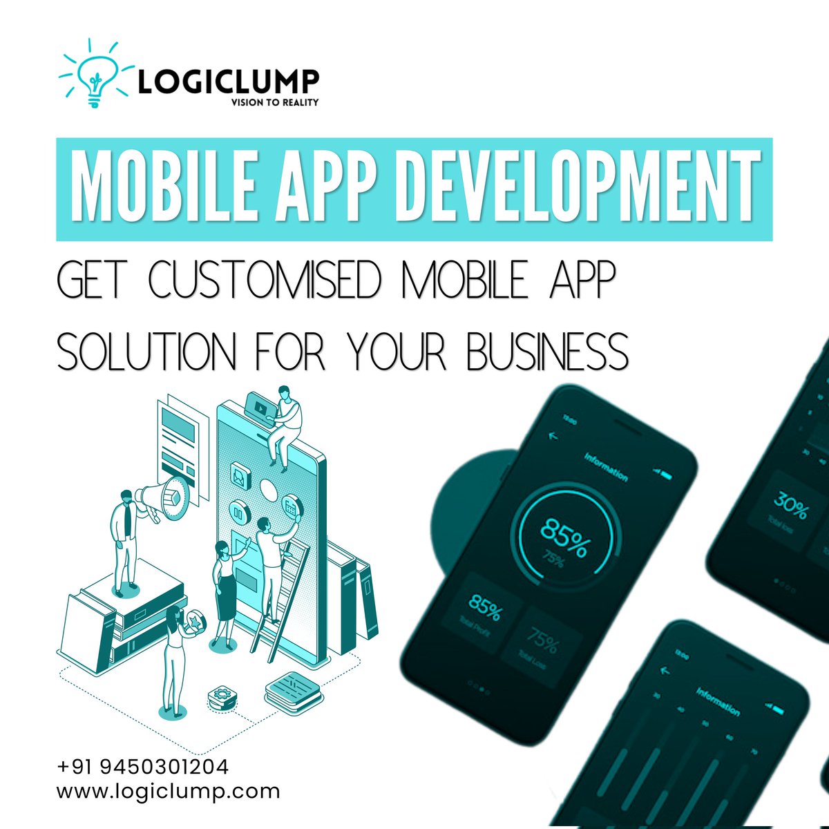 logiclump_tech's tweet image. Mobile Applications for Android and iOS
we also offer with wide range of related services :rocket:
.
DM TO KNOW MORE :envelope_with_arrow:
Visit: logiclump.com
.
.
#logiclump #logiclumptechnologies #AndroidAppDevelopment #iOSAppDevelopment #MobileAppDev #AppDesign