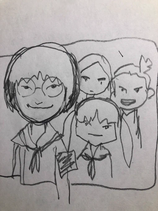 はっ!わたしは何を描いているんだ? 