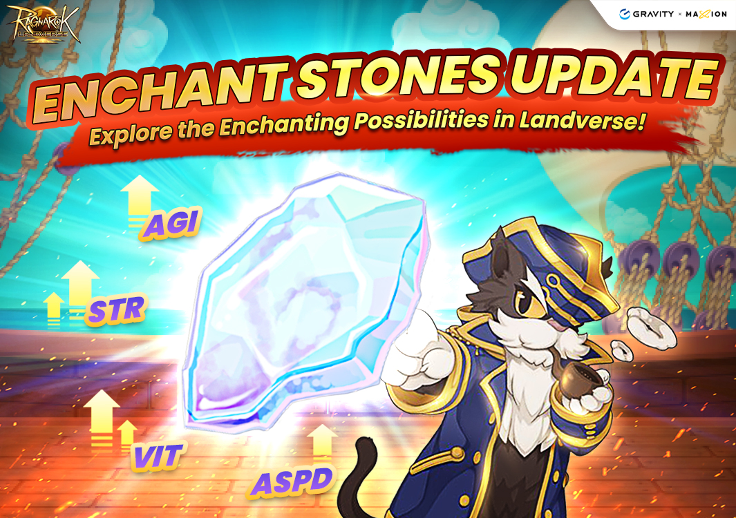 ROLandverse's tweet photo. Step towards the realm of strength and beauty in this latest update now!
Learn more details about this enchant stones now at https://t.co/5vH2C9i0BW
๐Play #RagnarokLandverse on PC!
โโ https://t.co/Bjoz2WayJq
#FirstWarCountdown #RagnarokOnline #Web3Gaming #PCMMORPG https://t.co/iiuTq9utlH