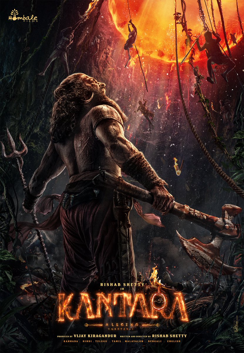 FilmyHobbies's tweet photo. Now wait is over : Here is the First Look Of #KantaraChapter1 : it's a official #FirstLook Poster. 

#RishabShetty #Kantara2 https://t.co/mtEa7dflsN