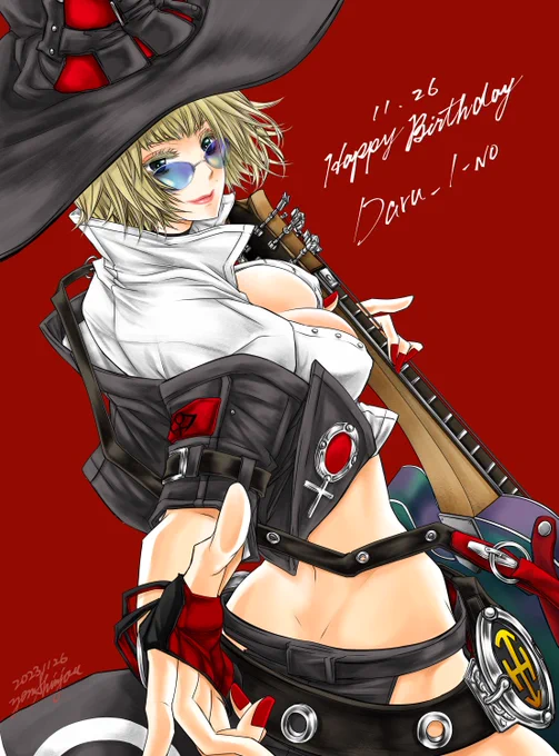 【GUILTY GEAR STRIVE / Daru_I-NO】Daruさん()お誕生日おめでとうございます遅ればせながらダルイノちゃんお納めください 