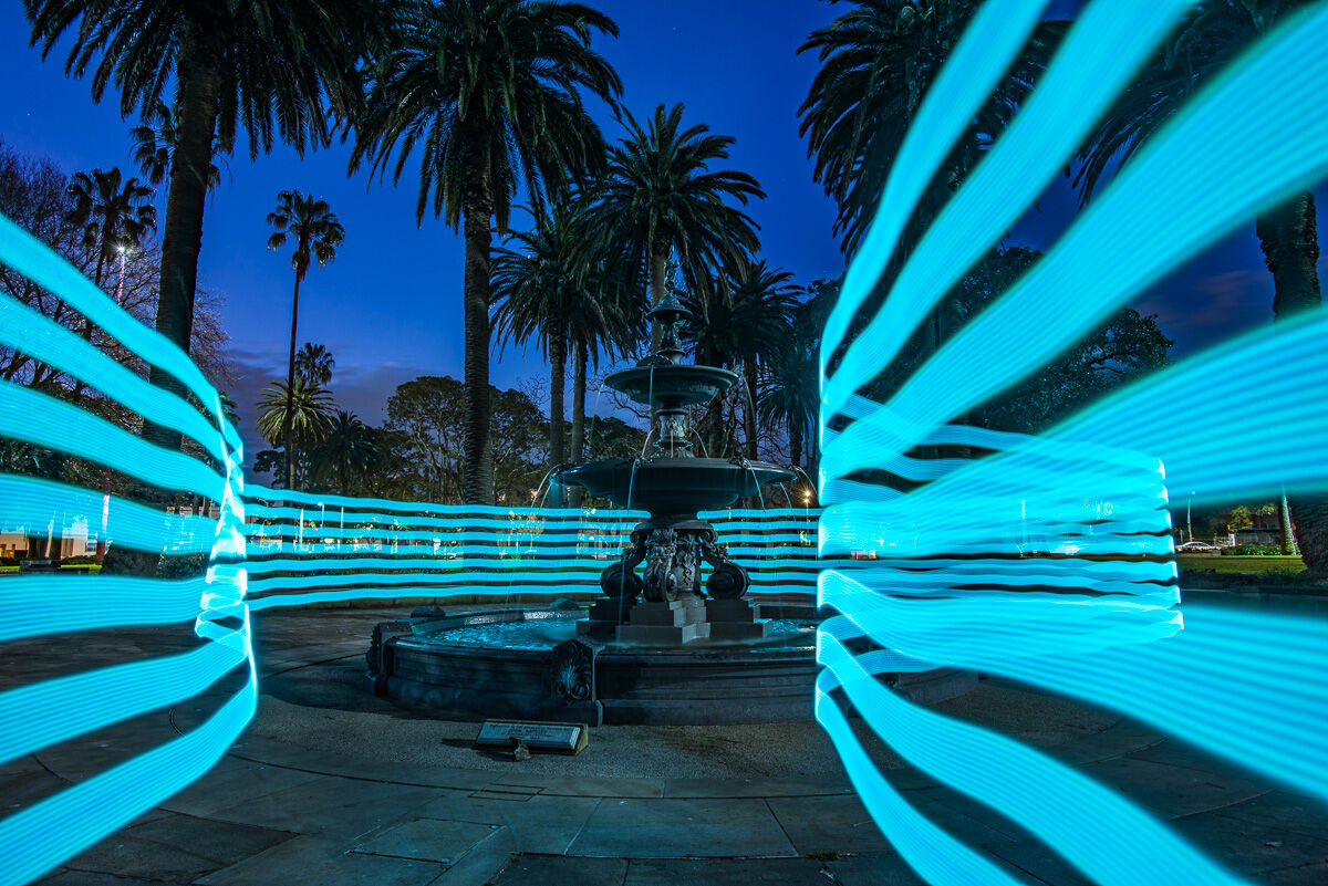 alexkess's tweet image. Fountain Lines - LightPainting Photography for Accenture 

#lightpainting #longexposure #pixelstick #sydney #redfern